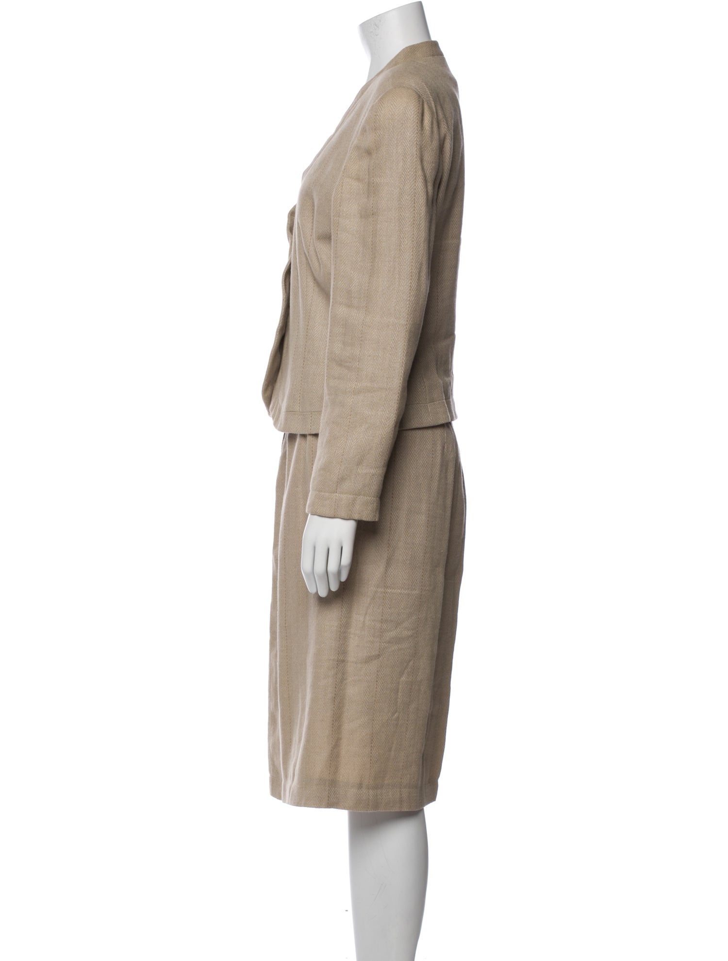 Giorgio Armani Linen Skirt Suit