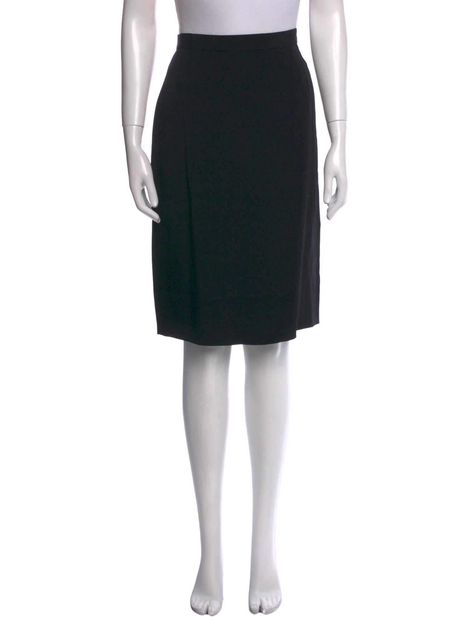 Giorgio Armani Pleated Accents Knee-Length Skirt