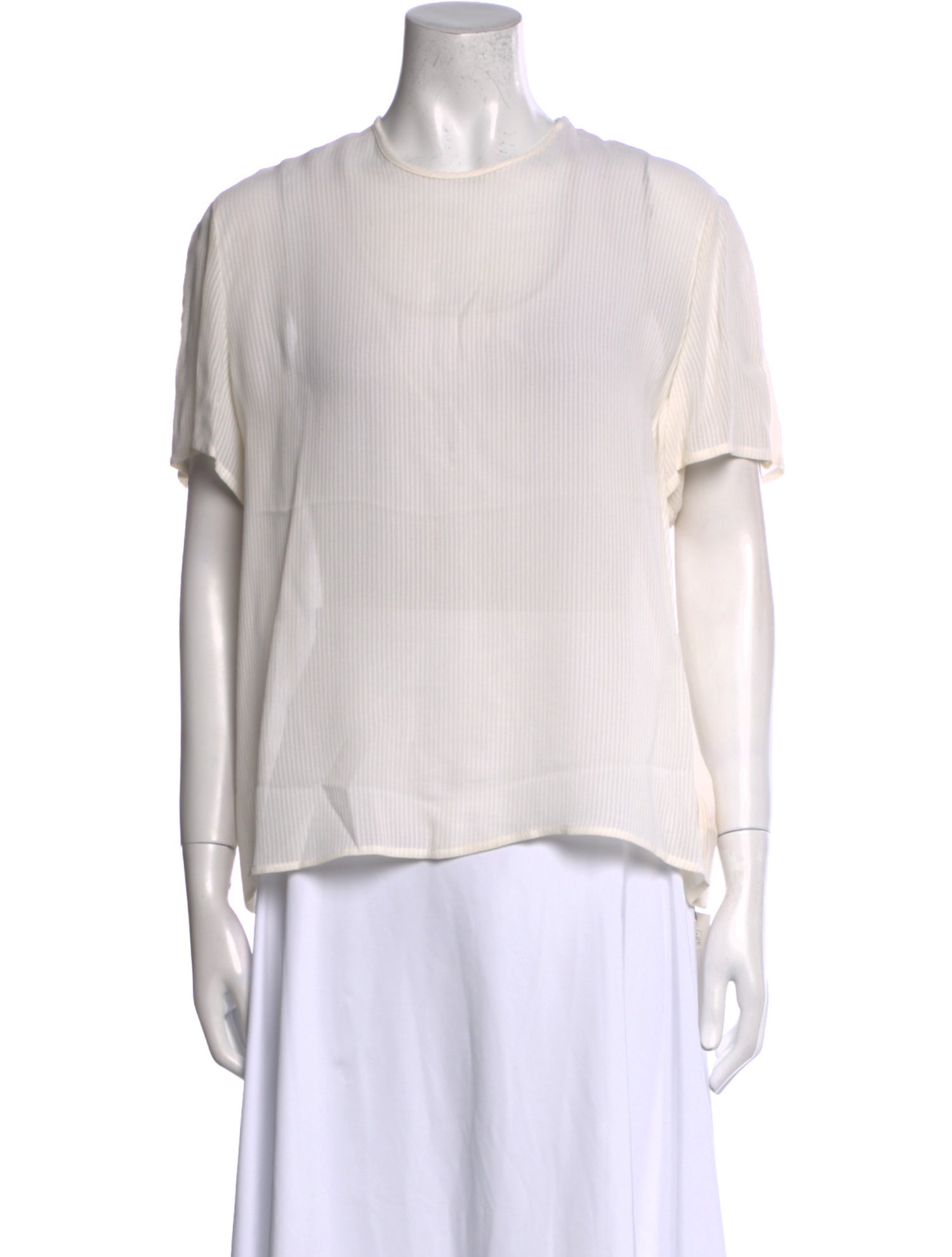 Giorgio Armani Crew Neck Short Sleeve Blouse