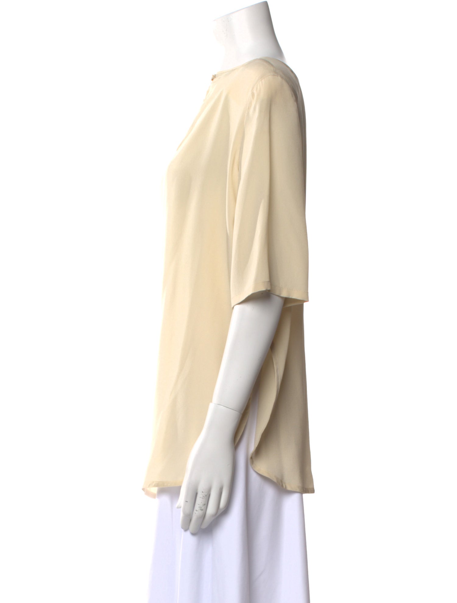 Giorgio Armani Silk V-Neck Tunic
