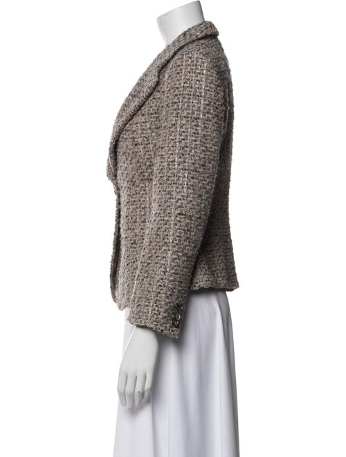 Giorgio Armani Tweed Pattern Blazer