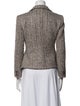 Giorgio Armani Tweed Pattern Blazer