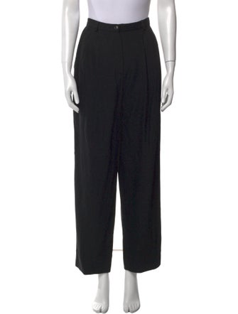 Giorgio Armani Virgin Wool Straight Leg Pants
