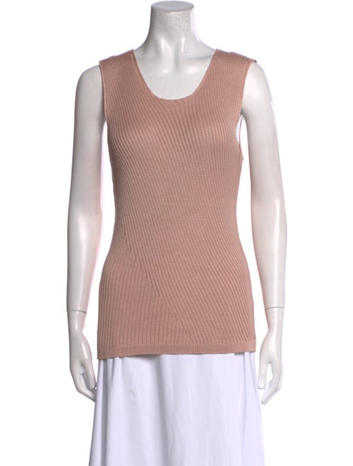 Giorgio Armani Scoop Neck Sleeveless Top