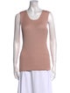 Giorgio Armani Scoop Neck Sleeveless Top