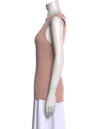 Giorgio Armani Scoop Neck Sleeveless Top