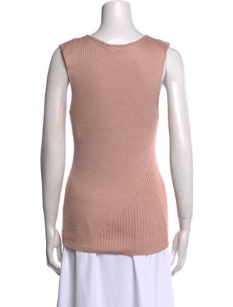 Giorgio Armani Scoop Neck Sleeveless Top