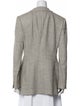 Giorgio Armani Wool Houndstooth Print Blazer