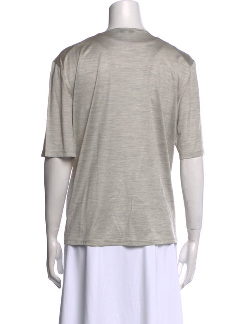 Giorgio Armani Silk V-Neck T-Shirt