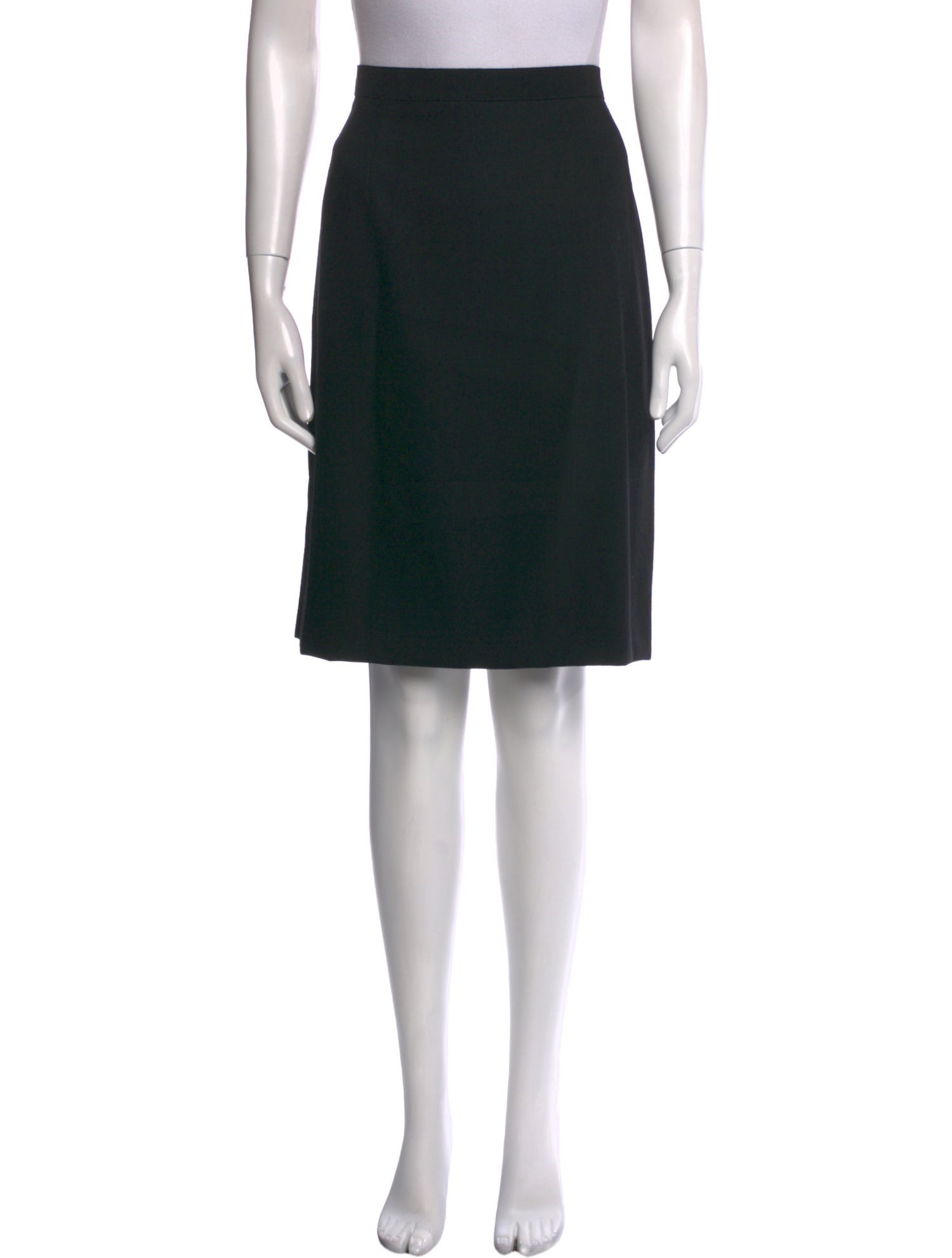 Giorgio Armani Virgin Wool Knee-Length Skirt
