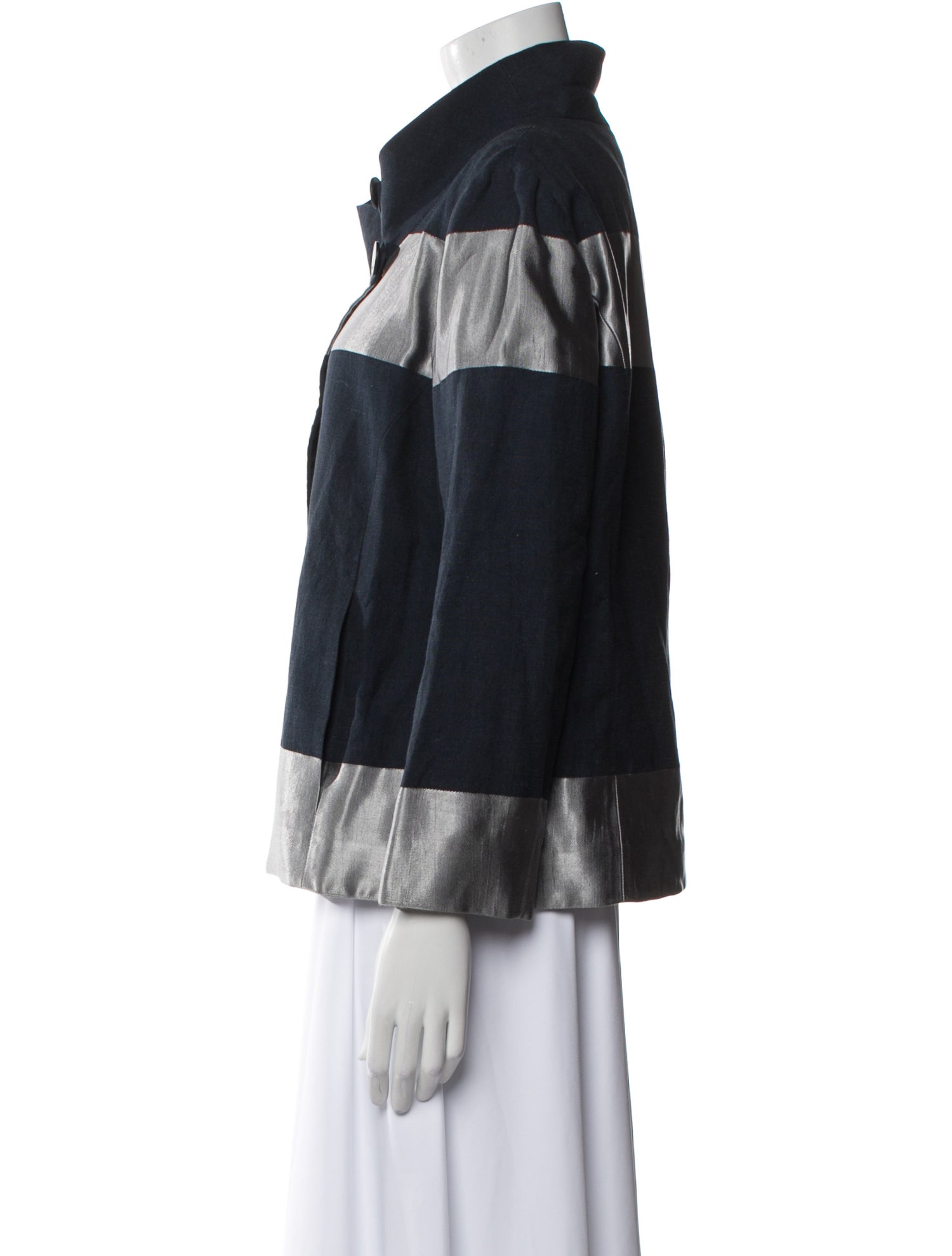 Giorgio Armani Colorblock Pattern Jacket