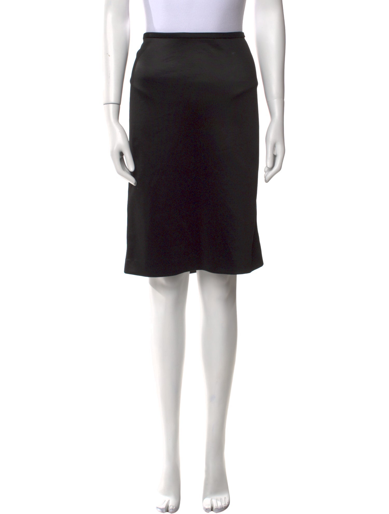 Giorgio Armani Pleated Accents Knee-Length Skirt w/ Tags