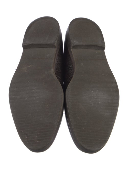 Giorgio Armani Embossed Leather Sneakers