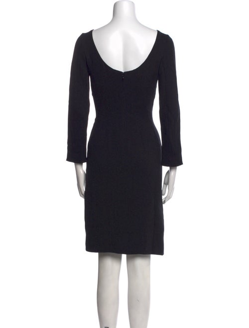 Giorgio Armani Bateau Neckline Mini Dress