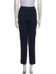 Giorgio Armani Virgin Wool Straight Leg Pants