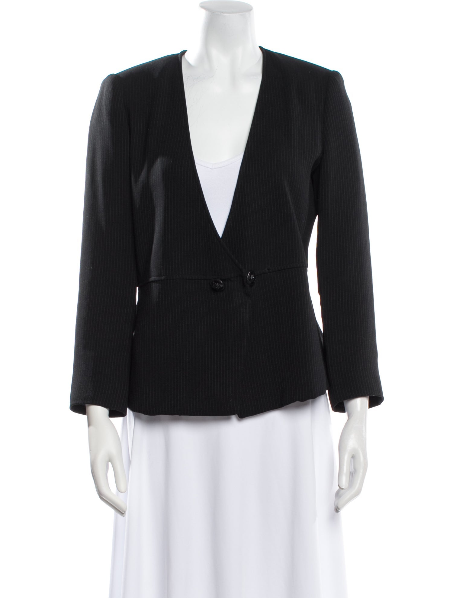 Giorgio Armani Wool Striped Blazer