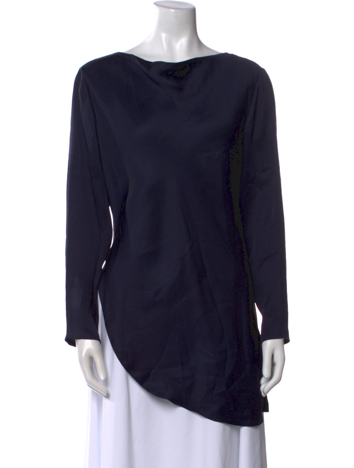 Giorgio Armani Silk Scoop Neck Tunic