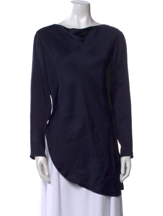 Giorgio Armani Silk Scoop Neck Tunic