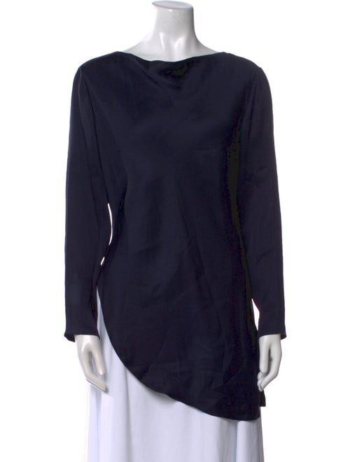 Giorgio Armani Silk Scoop Neck Tunic