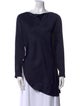 Giorgio Armani Silk Scoop Neck Tunic