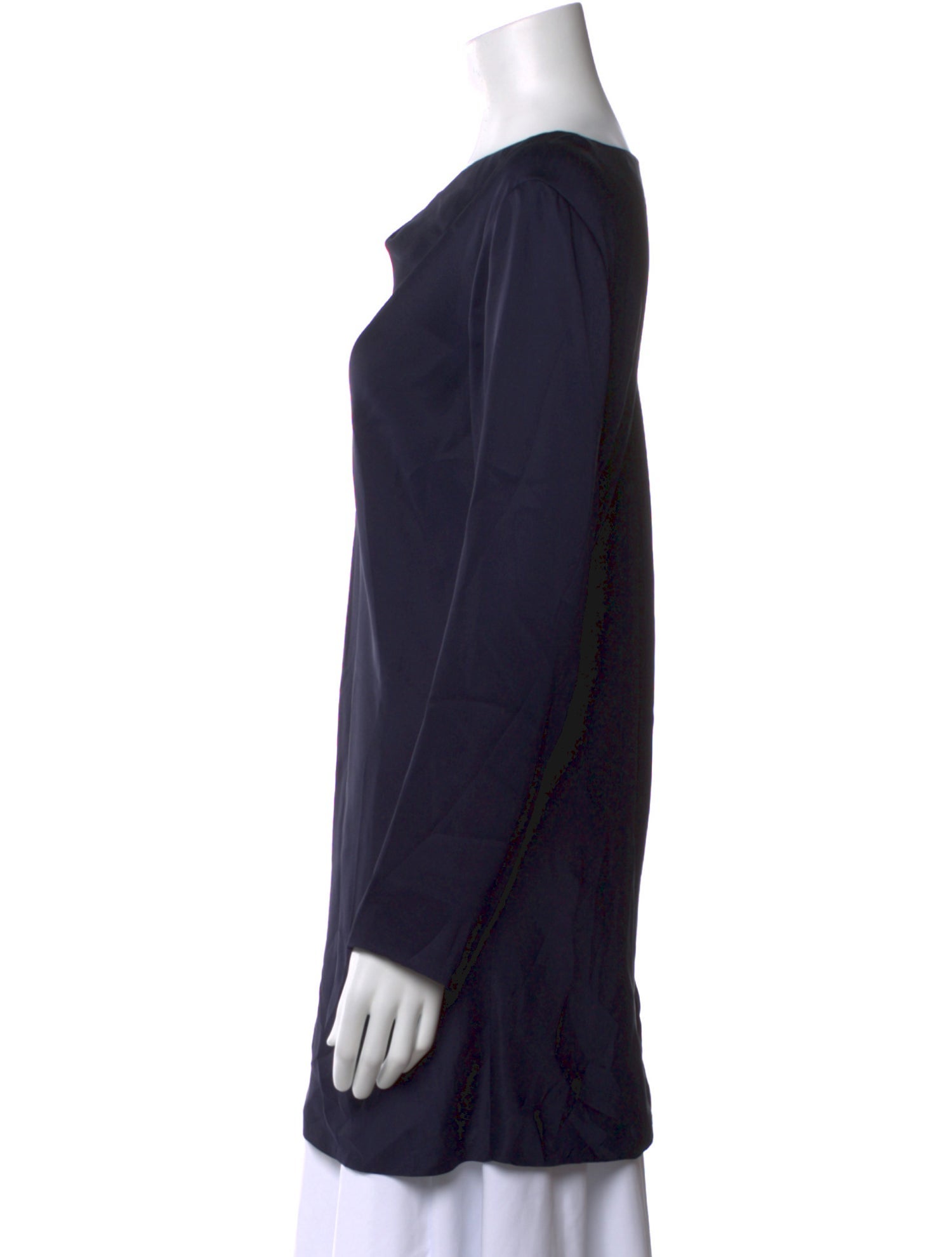 Giorgio Armani Silk Scoop Neck Tunic