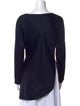 Giorgio Armani Silk Scoop Neck Tunic