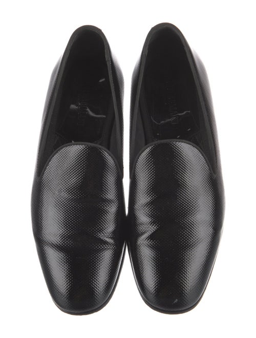 Giorgio Armani Embossed Leather Loafers