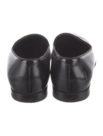 Giorgio Armani Embossed Leather Loafers