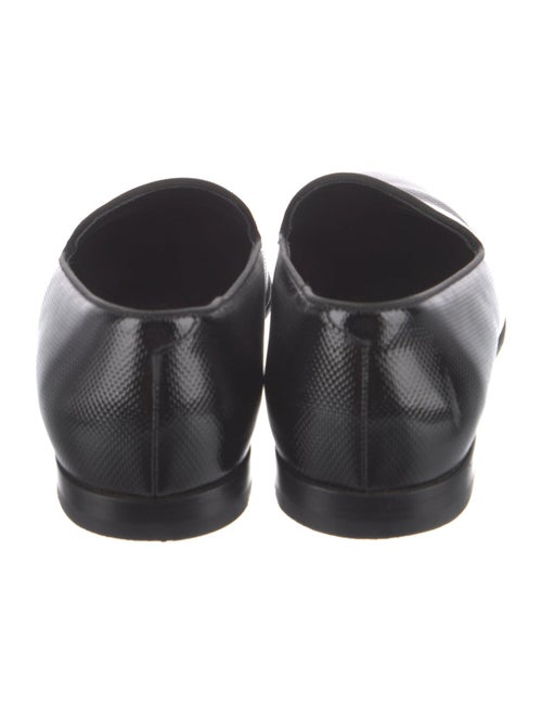 Giorgio Armani Embossed Leather Loafers