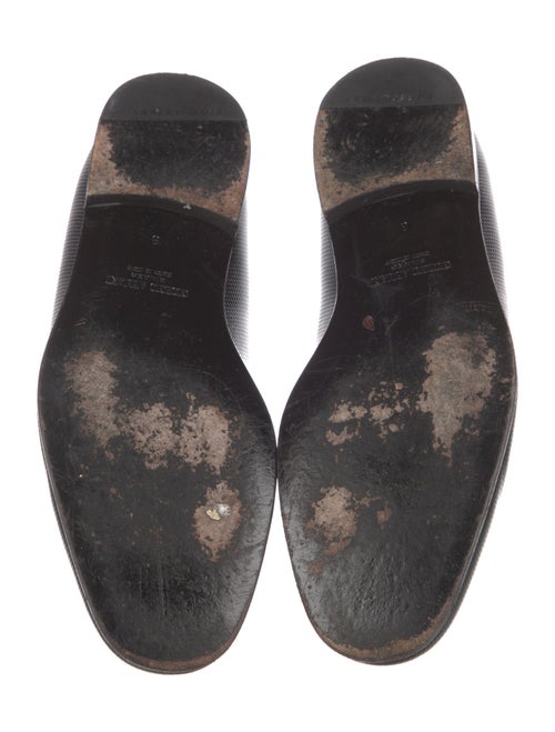Giorgio Armani Embossed Leather Loafers