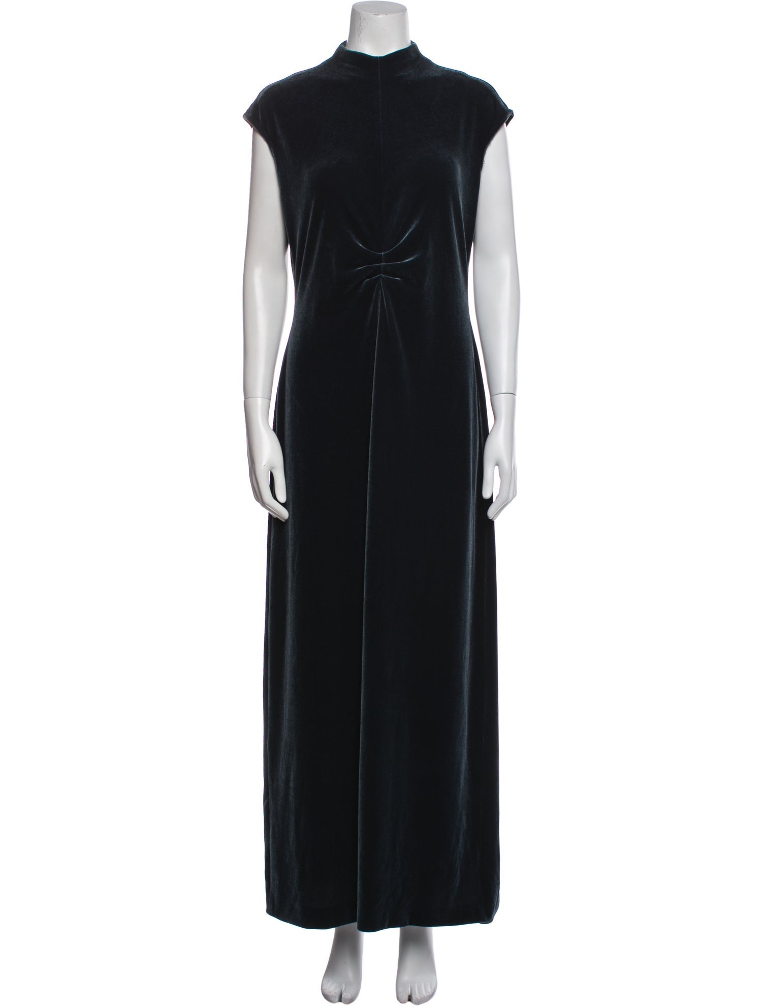 Giorgio Armani Mock Neck Long Dress