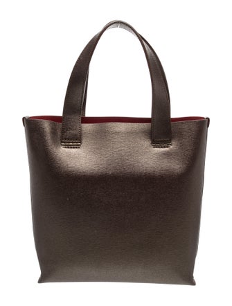 Giorgio Armani Saffiano Leather Top Handle Bag