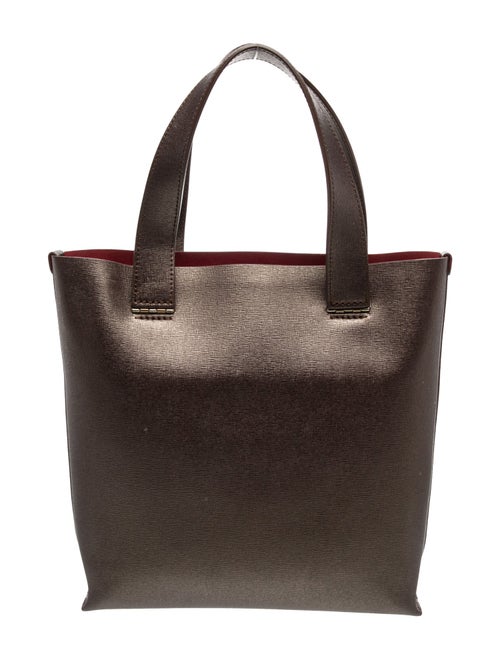 Giorgio Armani Saffiano Leather Top Handle Bag