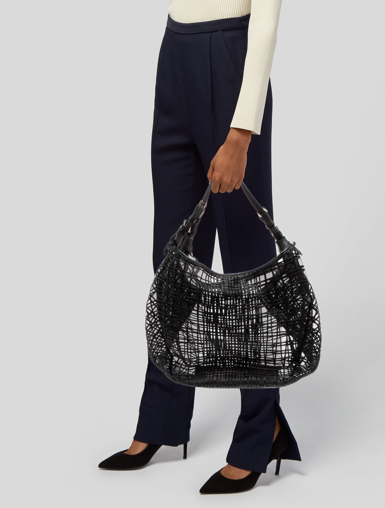 Giorgio Armani Leather Shoulder Bag