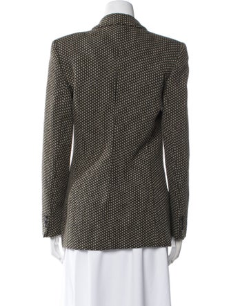 Giorgio Armani Wool Printed Blazer