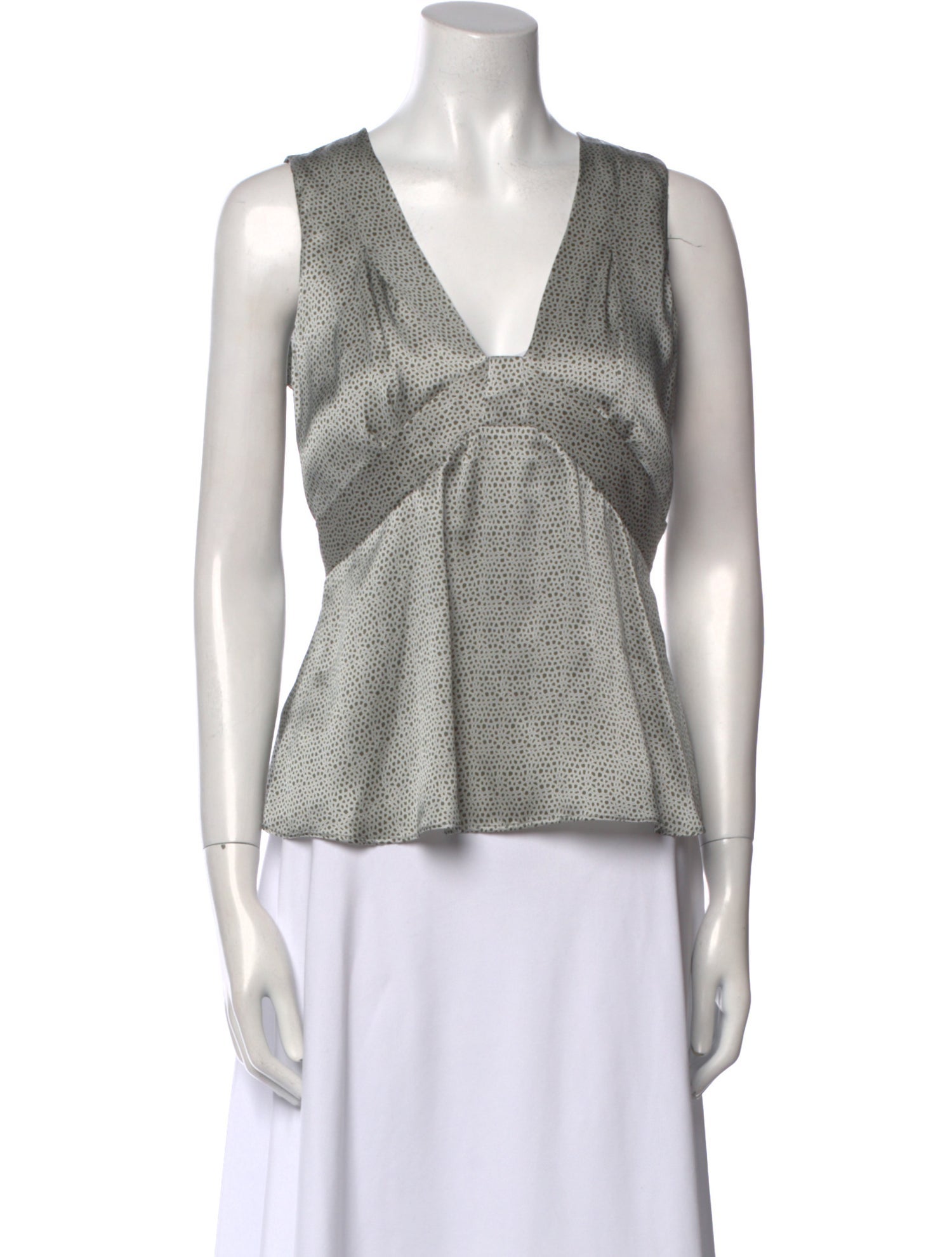 Giorgio Armani Vintage Silk Crop Top