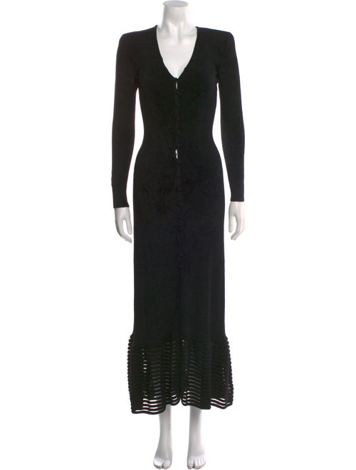 Giorgio Armani V-Neck Long Dress