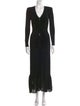 Giorgio Armani V-Neck Long Dress