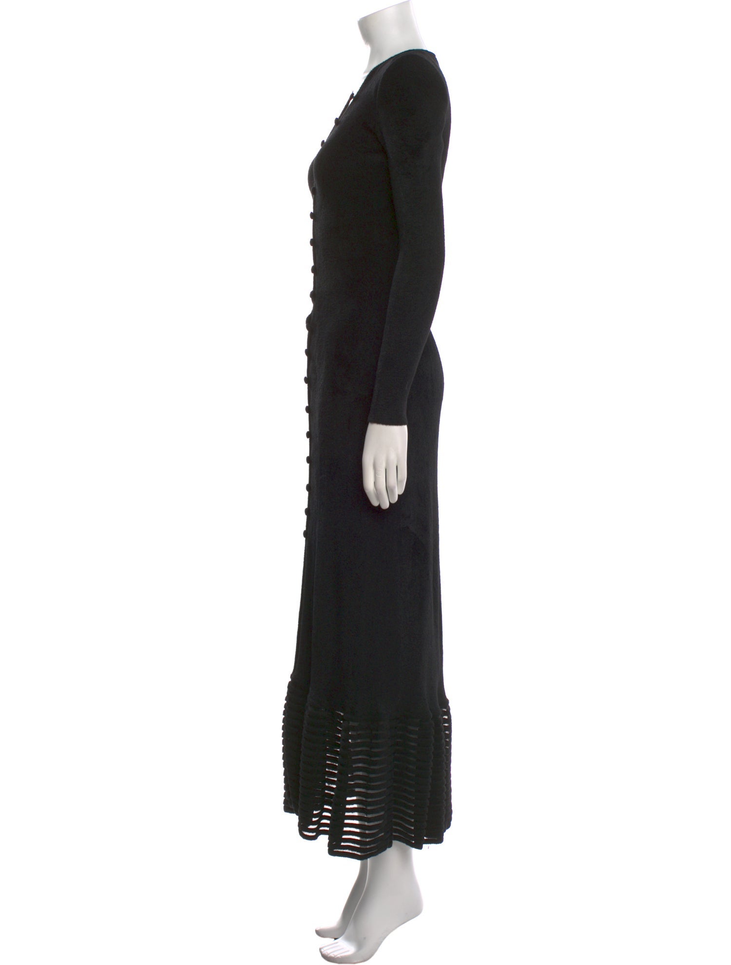 Giorgio Armani V-Neck Long Dress