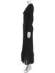 Giorgio Armani V-Neck Long Dress