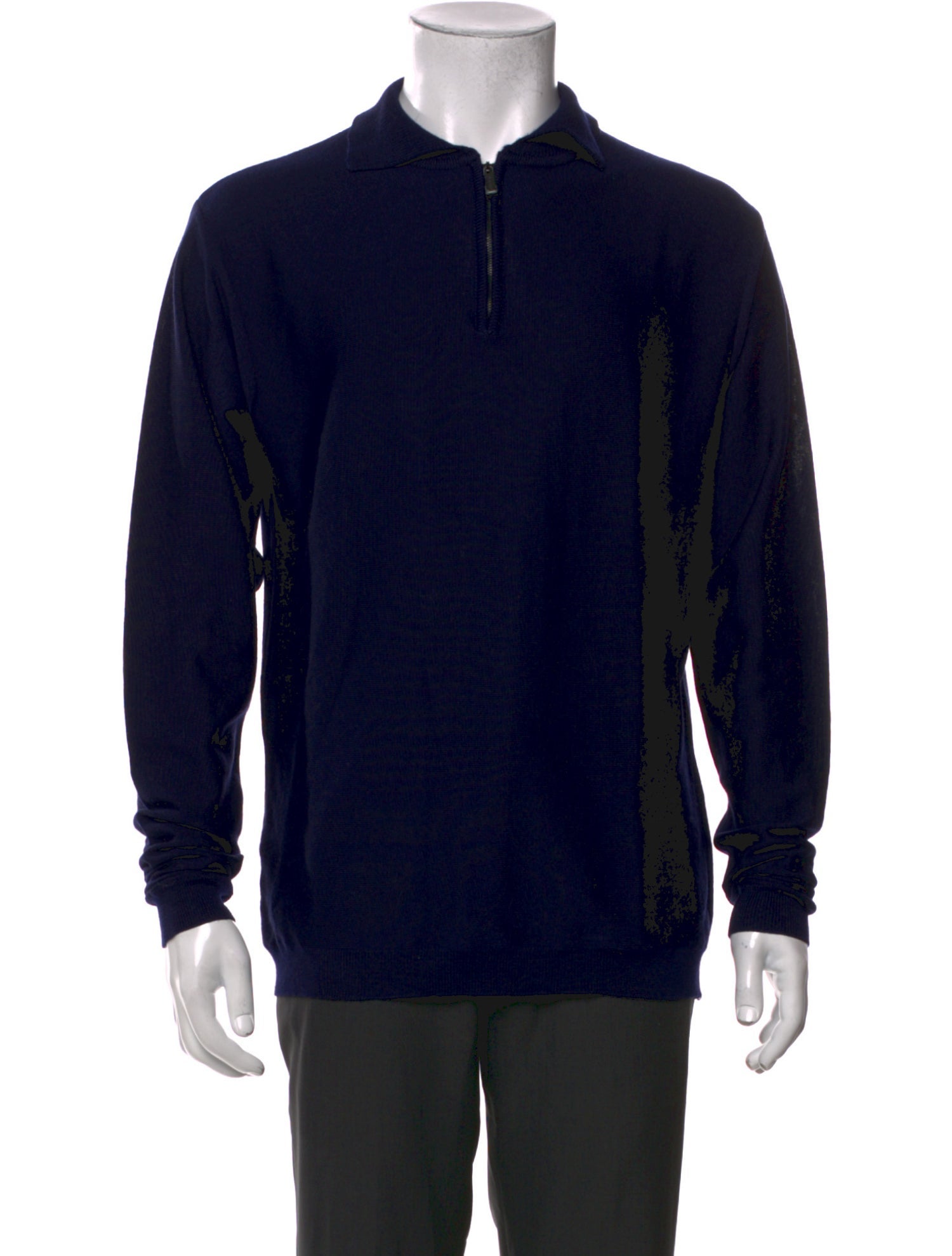 Giorgio Armani Vintage Mock Neck Polo Sweater