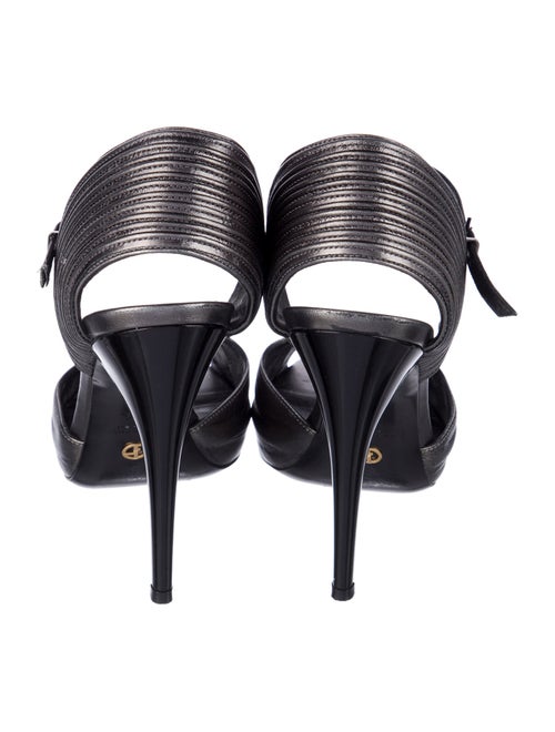 Giorgio Armani Leather D'Orsay Pumps