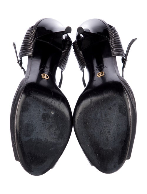 Giorgio Armani Leather D'Orsay Pumps