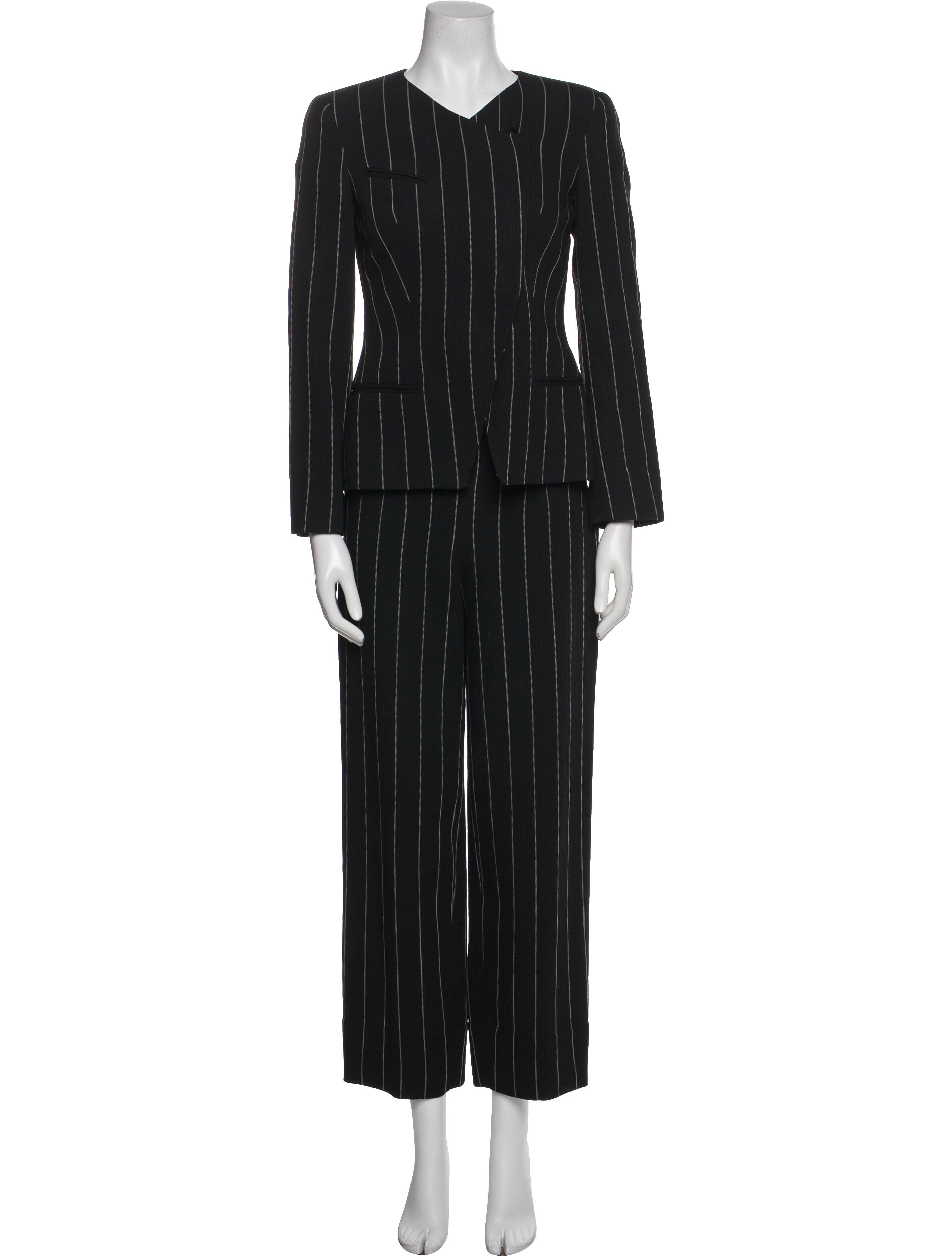 Giorgio Armani Wool Striped Pantsuit