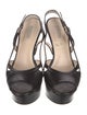 Giorgio Armani Leather Slingback Pumps