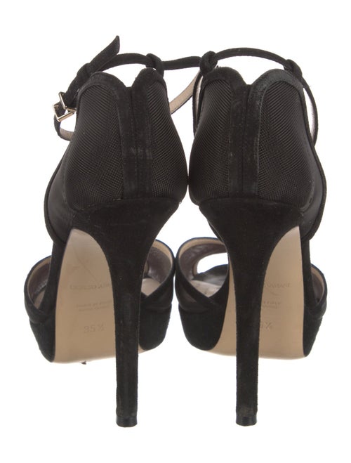 Giorgio Armani Suede D'Orsay Pumps