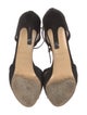 Giorgio Armani Suede D'Orsay Pumps