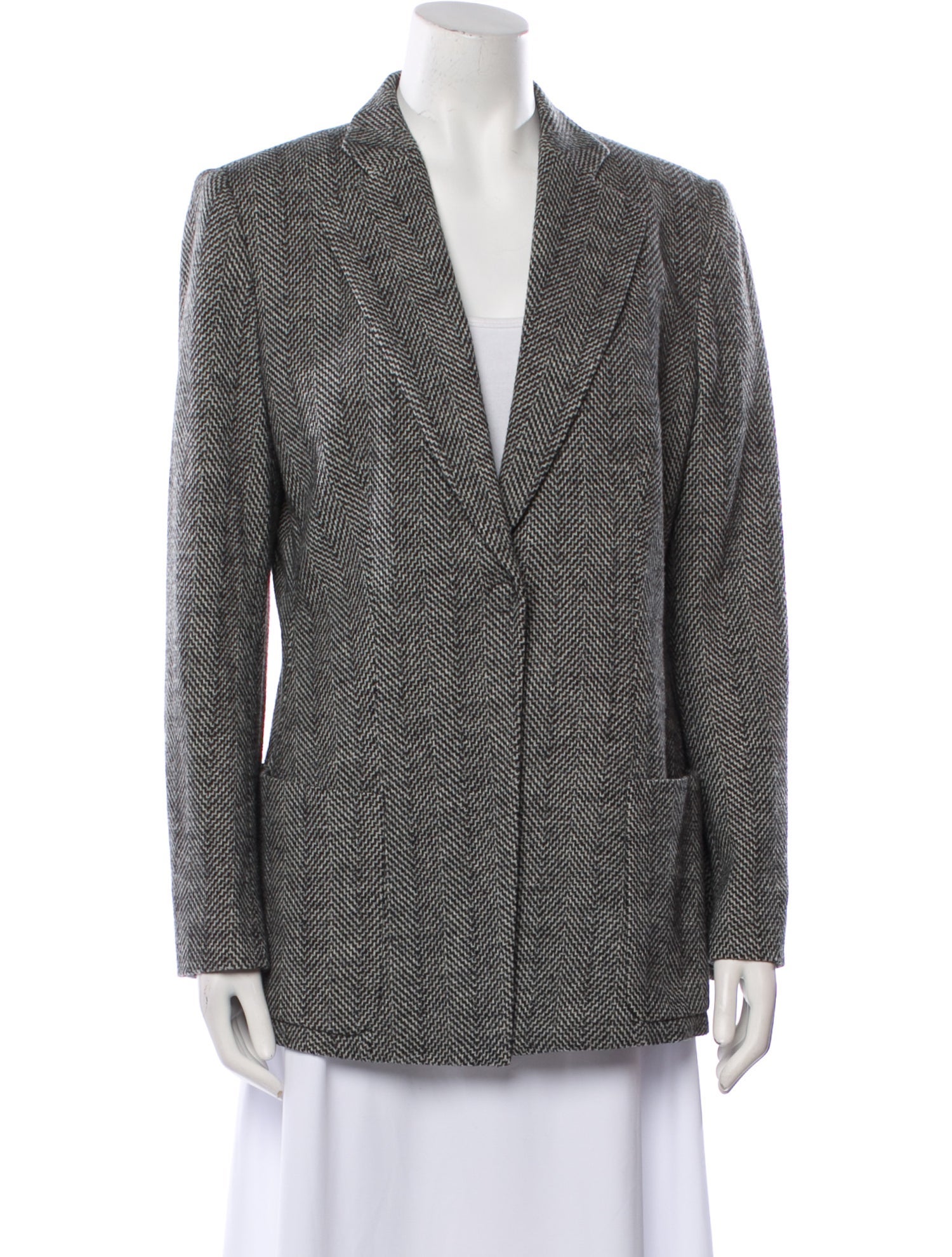Giorgio Armani Virgin Wool Printed Blazer