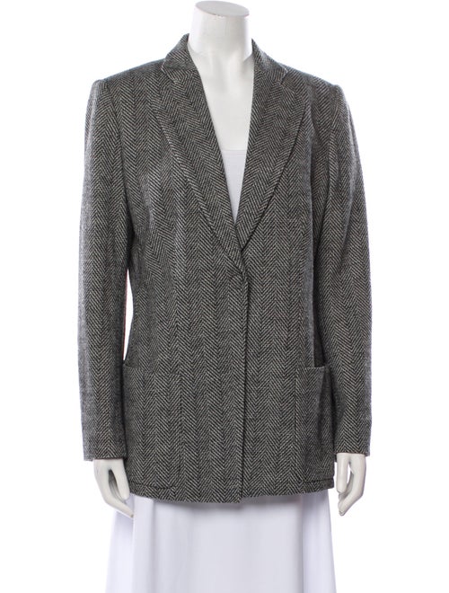Giorgio Armani Virgin Wool Printed Blazer