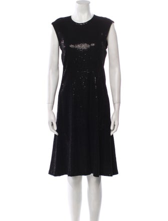 Giorgio Armani Sequin Embellishments Dress Set